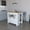 5037#White,Wood, variant on Kitchen Island Wynne,Kitchen,White,Light Oak,Black+Natural Engineered Wood Furniture Dining Kitchen Islands Carts