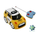 thumbnail image 1 of Bezrat My Easy RC Yellow Taxi Racing Cars Remote Control with Music, Lighting Toys. 5 AA BATTERIES REQUIRED (colors may vary) FREE GIFT INCLUDED, 1 of 7