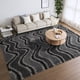 thumbnail image 3 of Alfombra Merelax de 152 x 244 cm, suave y esponjosa, gris peluda, 3 of 9
