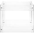 thumbnail image 7 of MyGift 2-Tier Clear Acrylic Desktop Document Rack, Modern File Folder Tray, 7 of 7