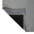 thumbnail image 5 of Your Zone Solid Blackout Curtain Panel Pair, Set of 2, Soft Silver, 30" W x 63" L, 5 of 10
