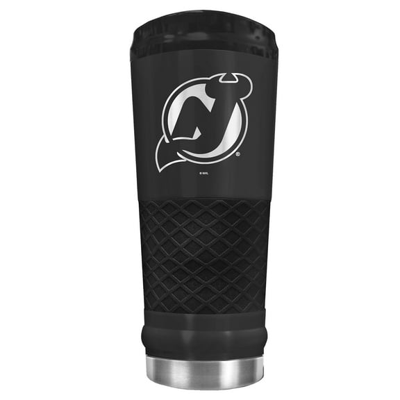 Black New Jersey Devils Stealth Matte 24oz Tumbler