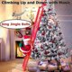 thumbnail image 5 of Escalera de escalada de Papá Noel, escalera de escalada de Papá Noel, escalada eléctrica de Navidad, escalada de Papá Noel con decoración colgante de música, decoración interior y, 5 of 5