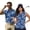 Blue Daisy, variant on Aplkyhs Matching Couple Sport Shirts Fit Plain Blue Line American Flag Matching Golf Shirts for Couple Quarter Zip Mens Hawaiian Shirt for Casual Wear Breathable Fabric 4-Way Stretch