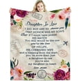 thumbnail image 1 of LHSHID Daughter in Law Gift Blanket Daughter in Law Gift Ideas Cool Mother's Day Wedding Birthday Gifts for Daughter in Law from Mother in Law Future Daughter in Law Gift Throw Blankets, 1 of 7