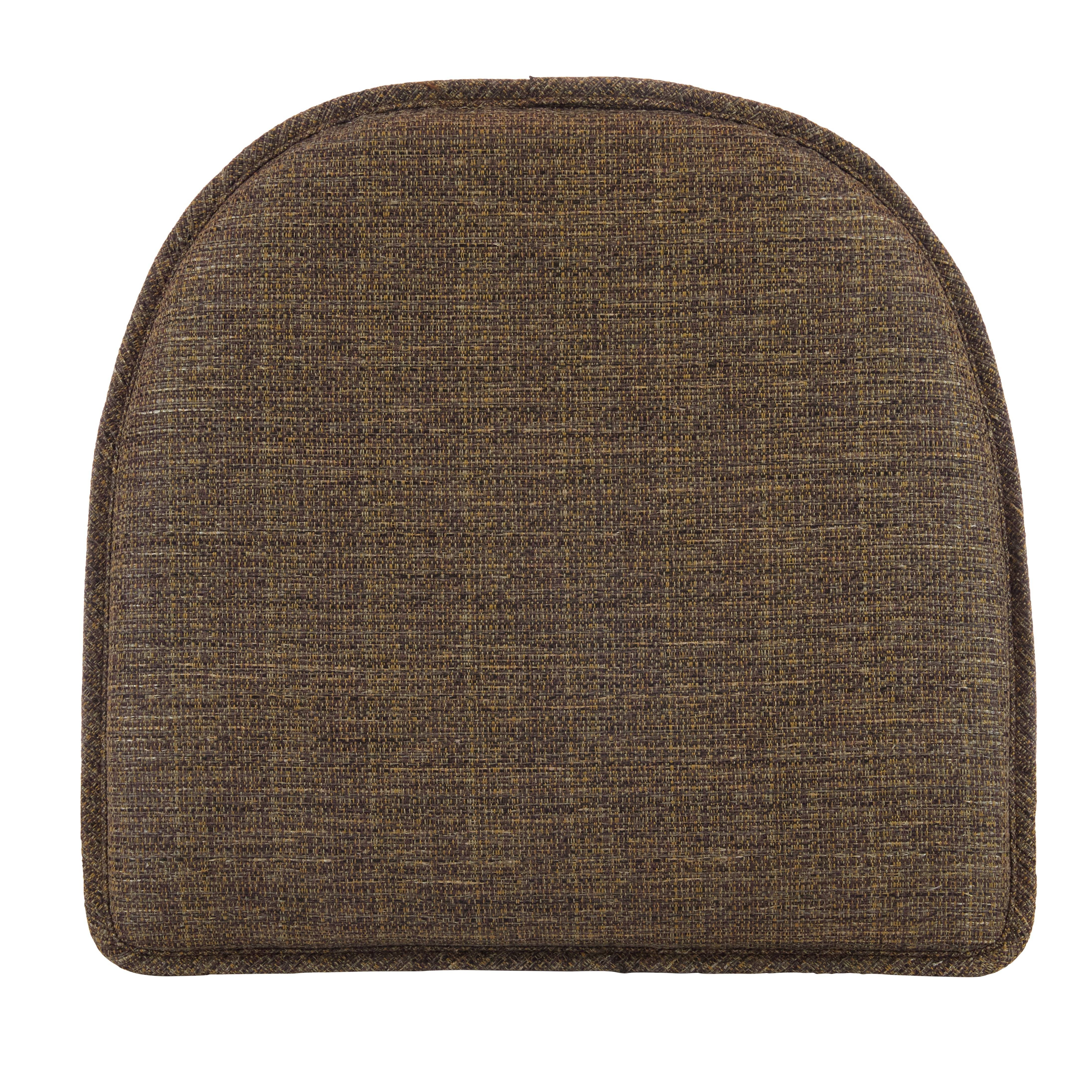 Gripper Non Slip 15" x 16" Kahuna Brown Chair Cushion