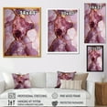 thumbnail image 4 of Designart "A River of Pink and Gold Marble II" Abstract Canvas Wall Art - Modern Gold Marble Living Room Canvas Art, 4 of 6