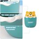 thumbnail image 3 of Cute Flip Trash Can ,Desktop Mini Plastic Waste Garbage Can,Tiger Waste Can ,Mini Bin for Coffee Table, Small Trash Can, for Bathroom Vanity Top,Desktop, Office or Coffee Table,Green, 3 of 5