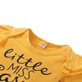 thumbnail image 4 of AMERTEER Twins Bébé Fille Tenues Ensemble Manches Courtes Volants + Shorts + Bandeau, 4 of 5