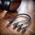 thumbnail image 6 of USB Splitter Cable 1 Male to 3 Female Power Extension Adapter for Computer Charging Mouse Keyboards, 6 of 9