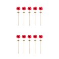 thumbnail image 2 of Wosthever 5 piezas de flores de bricolaje de boda de seda de anémona artificial Rojo 2Conjunto, 2 of 6
