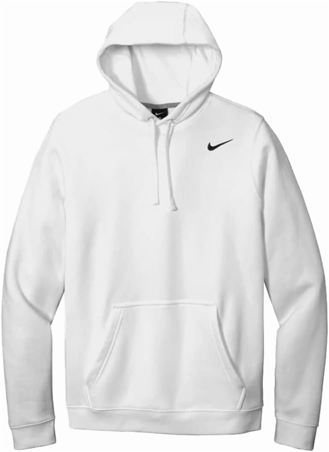 small white nike hoodie