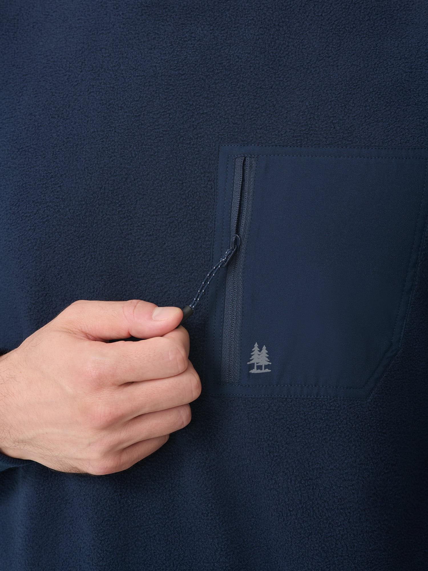 Bass & Co Men's Polar Utility Crew Fleece, Sizes S-3XL