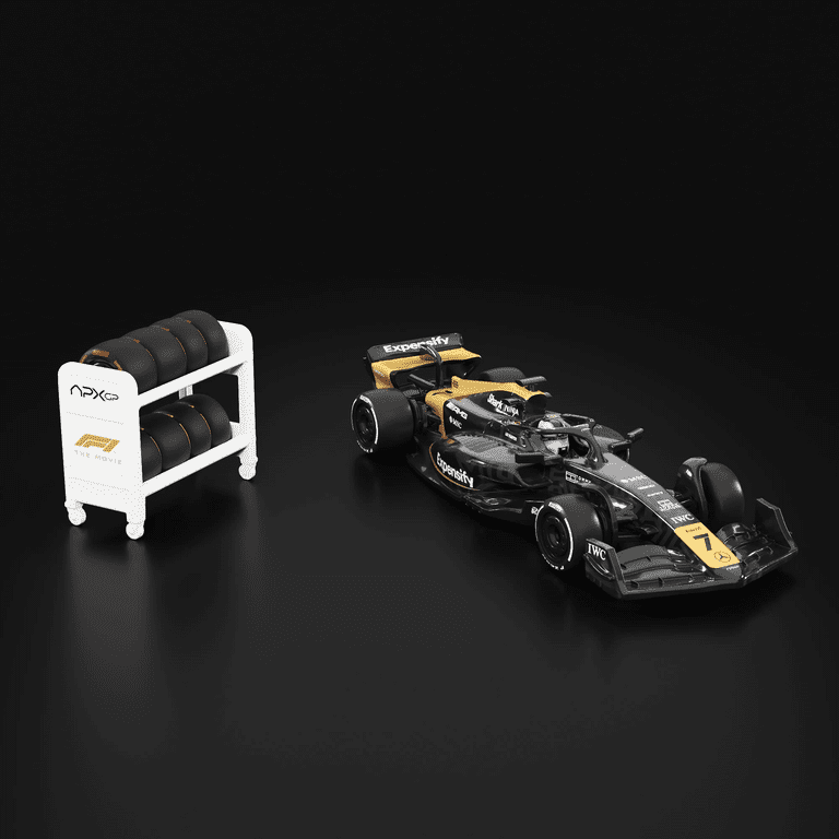Hot Wheels F1 The Movie APXGP Diecast Car, Black with Gold Livery