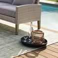 thumbnail image 3 of Couristan Cape Falmouth Indoor/Outdoor Area Rug, 2'3" x 7'10" Runner, Ivory-Hunter, 3 of 11