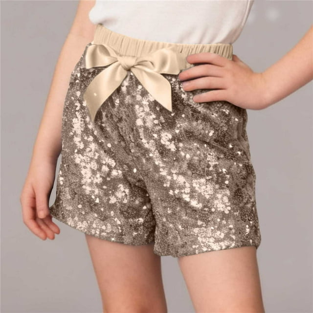 Cowsor Girls Shorts Toddler Sequin Shorts Sparkles on Both Sides