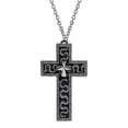 thumbnail image 1 of Squids Game Thanos Necklace with Secret Compartment, Korean Punk Cross Necklace Pendant for Women & Men-Good, 1 of 5