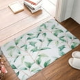 thumbnail image 5 of Green Bathroom Rug Green Bath Mat Leaf Bathroom Rug Leaf Bath Mat Tropical Bath Mat Tropical Bathroom Rugs 16" X 24", 5 of 8