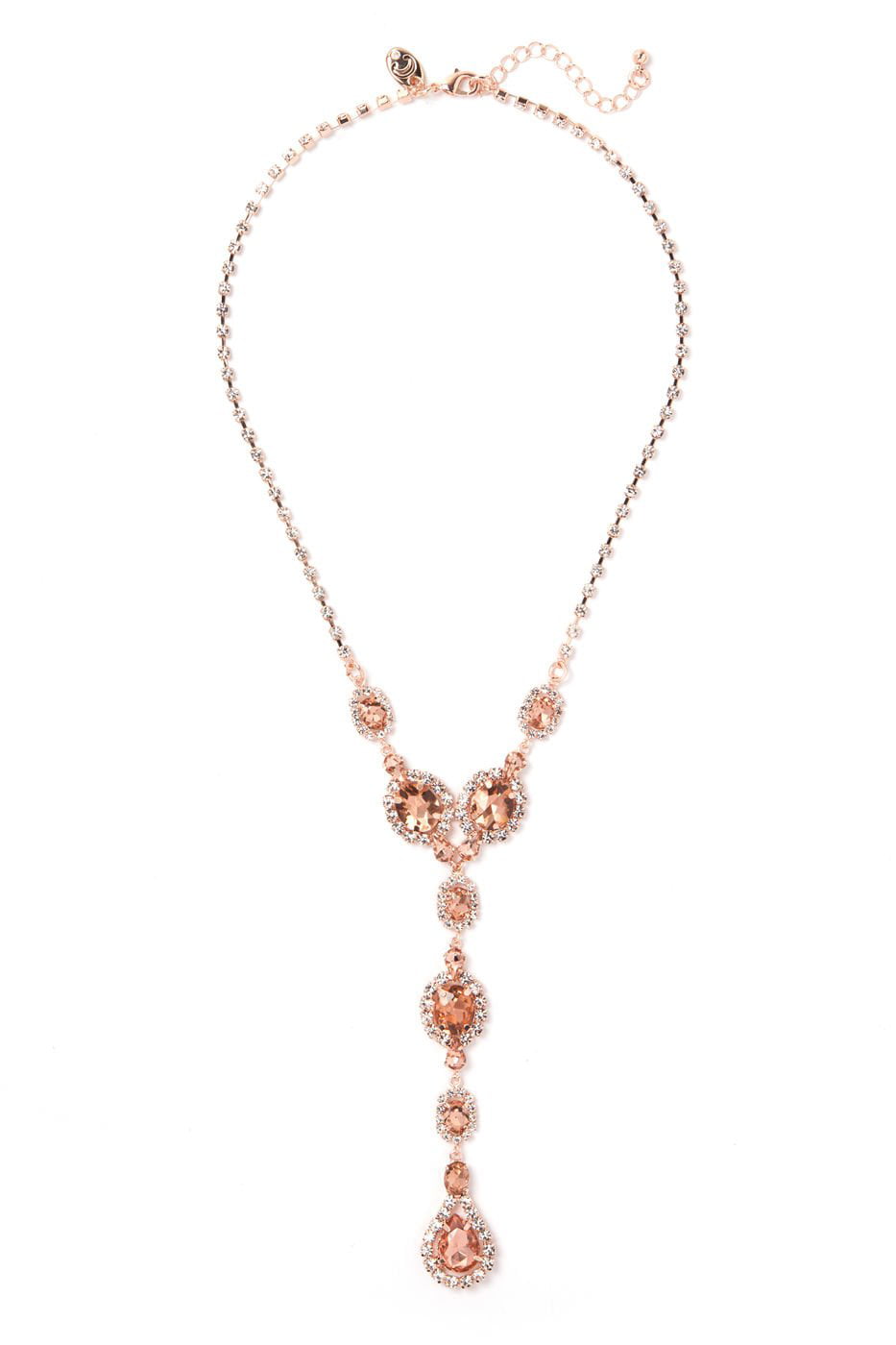 Pink Rhinestone Necklace - Walmart.com
