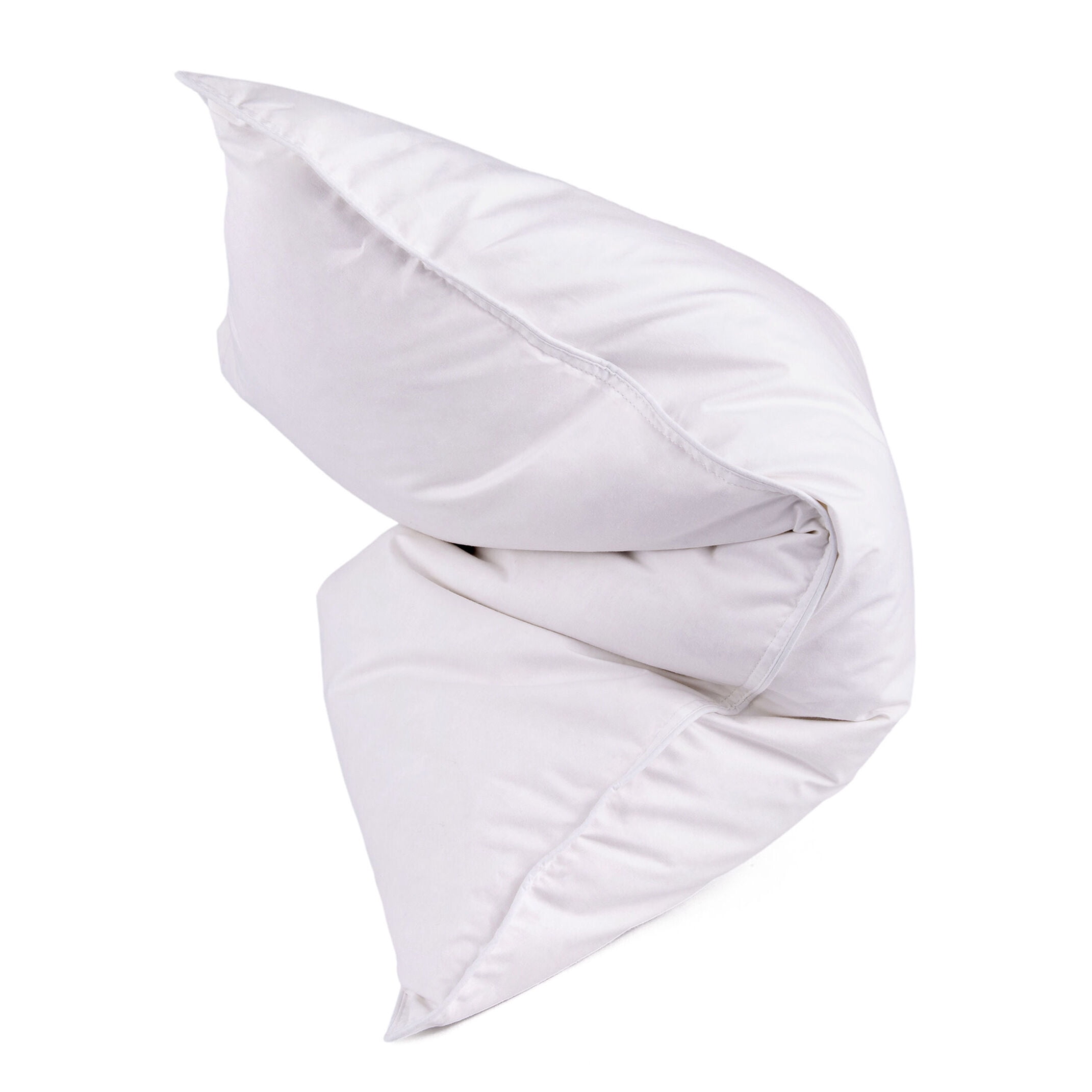 Organic Club Queen Size Camel Wool-Filled Pillow 20x28" (50x70 cm) Bed Pillow for Sleeping Washable Cotton Pillow for Bed, 1 Count, 49 oz (1400 g), White