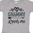 thumbnail image 4 of Inktastic My Grammy Loves Me Grandchild Girls Baby Bodysuit, 4 of 5