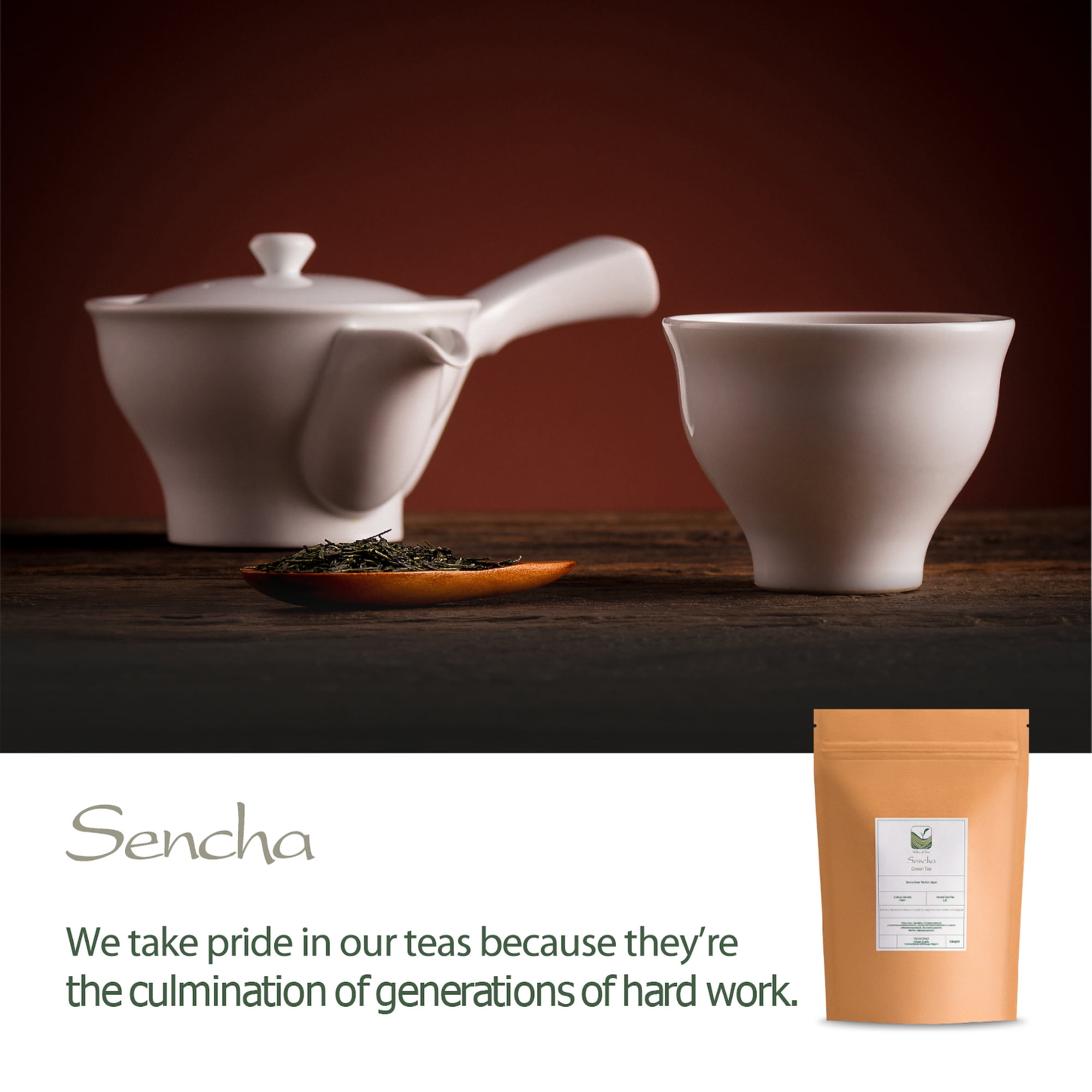 Sencha Green Tea From Japan - Also called Japanese Sen Cha 100g