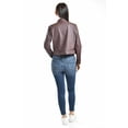 thumbnail image 3 of Chamarra corta de vinipiel Roman Fashion Juvenil 18048 Cafe, 3 of 5