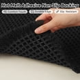 thumbnail image 5 of VUNATE Waffle Bathroom Runner 2'x6' Bath Runner Ultra-Soft Non-Slip Bath Mat Super Absorbent Quick Dry Bathroom Rugs Machine Washable Bathroom Mats for Bathroom Floor Kitchen Entryway Hallway Black, 5 of 6