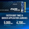 thumbnail image 3 of PNY CS2241 2TB Gen4 x4 PCIe NVMe M.2 2280 Internal SSD – Up to 5,000/4,200 MB/s – M280CS2241-2TB-RB, 3 of 8