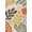 Beige, Pattern 1, variant on ODIKA 2'x3' Blue Olive Soft Botanical Harmony Washable Accent Rug Abstract Nature-Inspired Leafy Pattern for Bedroom, Nursery, RV, Pet Friendly, Bedside Mat