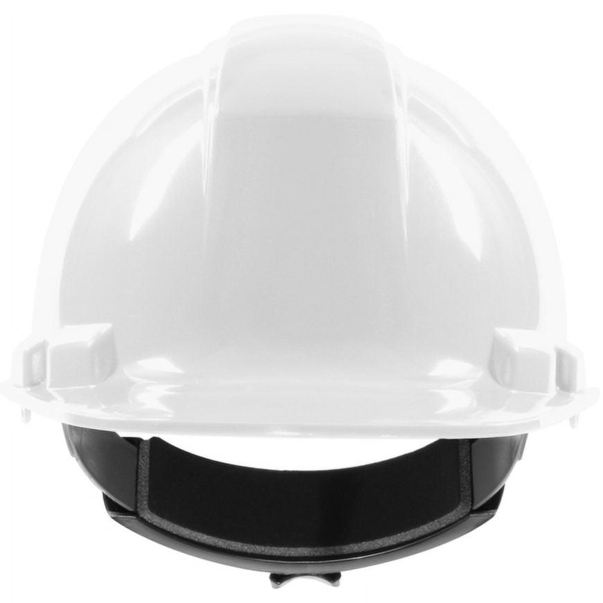 MSA 10034018 Hard Hat 4-Point Fas-Trac III Suspension Polyethylene Shell White