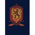 thumbnail image 2 of Boy's Harry Potter Gryffindor House Shield Graphic Tee Navy Blue X Large, 2 of 4