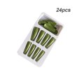 thumbnail image 3 of 1 Set French Tip Press on Nails Coffin False Fingernails DIY Manicure Kit Toe Files Glittery Stick Full Cover Ballet Style Beauty Tool DIY Decorations Type 15, 3 of 7