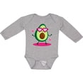 thumbnail image 3 of Inktastic Avocado Lover Gifts Girls Long Sleeve Baby Bodysuit, 3 of 5