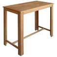 thumbnail image 4 of vidaXL Bar Table and Stool Kitchen Counter Stool Pub Table Solid Acacia Wood, 4 of 18