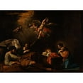 thumbnail image 3 of Anonymous 18x15 Black Modern Framed Museum Art Print Titled - The Dream of St Joseph (17th Century), 3 of 5