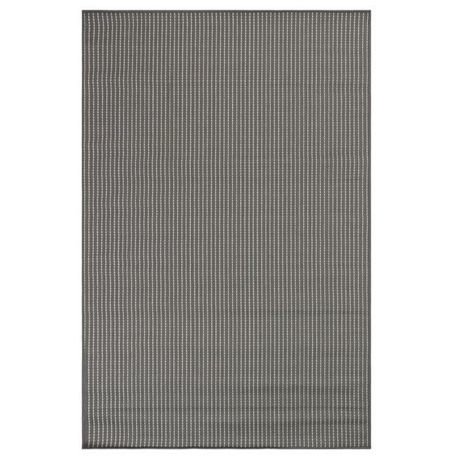 Transocean CRER8842297 Tapis Intérieur & Extérieur à Rayures Liora Manne Carmel, Gris - 23 Po x 7 Pi 6 Po