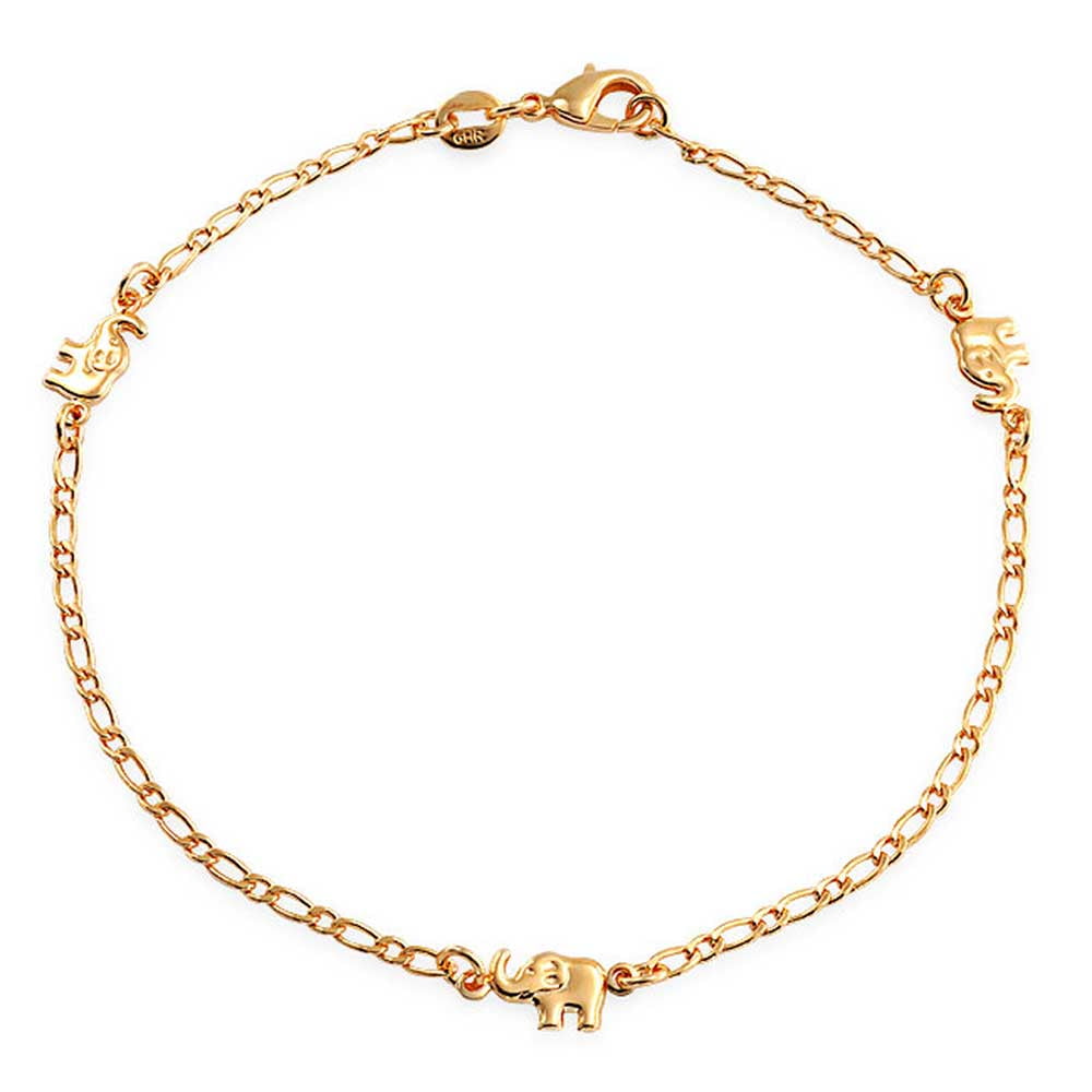 18k gold anklet