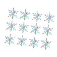 thumbnail image 2 of 12 colgantes navideños Strade Fareast Limited copos de nieve decoraciones navideñas, 2 of 8
