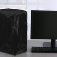 thumbnail image 3 of Shisuyan Desktop Host Dust Cover Protector Waterproof Desktop Mid-Tower Computer Host Full Case with Zipper Anti-Static CPU Tower PC Dust Covers Black, 3 of 8
