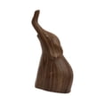 thumbnail image 2 of Escultura de elefante de resina, obras de arte, recuerdos de escritorio, regalos, adorno para mueble de TV. marrón, 2 of 9