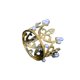thumbnail image 3 of Novia Europea Redonda Pequeña Corona Tocado de Novia Flor Niño Accesorios para el Cabello Vestido de Novia Corona Completa Pastel de Cumpleaños Regalo Corona Redonda, 3 of 5