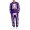 Purple, variant on Men's 2 Pieces Tracksuit Set Novelty Skeleton Print Sweatshirts Matching Jogger Pants Outfits (Purple M)