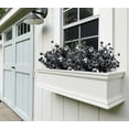 thumbnail image 3 of 12 Bundles Artificial Fake Flowers, Faux Outdoor Plastic Plants UV Resistant Shrubs Outside Indoor Decorations,UV Resistant Faux Plastic Plants Garden Porch Window Box (Orange Red), 3 of 4