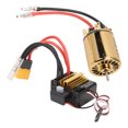 thumbnail image 3 of RC 540PLUS V2 Juego de motor cepillado de 5 ranuras con 80A ESC para 1/10 1/12 coche trepador de control remoto Boat20T, 3 of 10