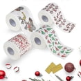 thumbnail image 2 of Papel higiénico navideño, linda herramienta para el hogar, regalos de Año Nuevo, decoración navideña, rollo de papel tisú, sección B, 2 of 5