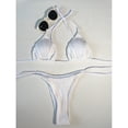 thumbnail image 3 of Traje de baño de 2 piezas, traje de baño para mujer, traje de baño de bikini de 2 piezas construido para durar, 3 of 6