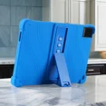 thumbnail image 2 of Case For TCL TAB 10 Gen 2 Tablet Safe Shockproof Silicone Stand Cover Blue TCL TAB 10 Gen 2, 2 of 6