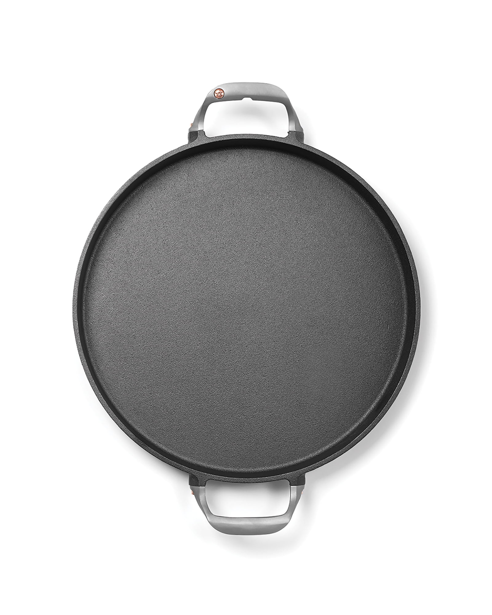 Outset 18.15 in Round ‎Oven-safe ‎Cast Iron Grill Pan