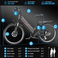 thumbnail image 3 of F26-750W Off-Road Electric Bike, 26" Tire 55 Miles Electric Bike ,48V 10.5 Internal Battery, Top Speed 20MPH, Professional 7 Speed ，Adult electric bicycle，UL2849,Ages 16+​​, 3 of 8